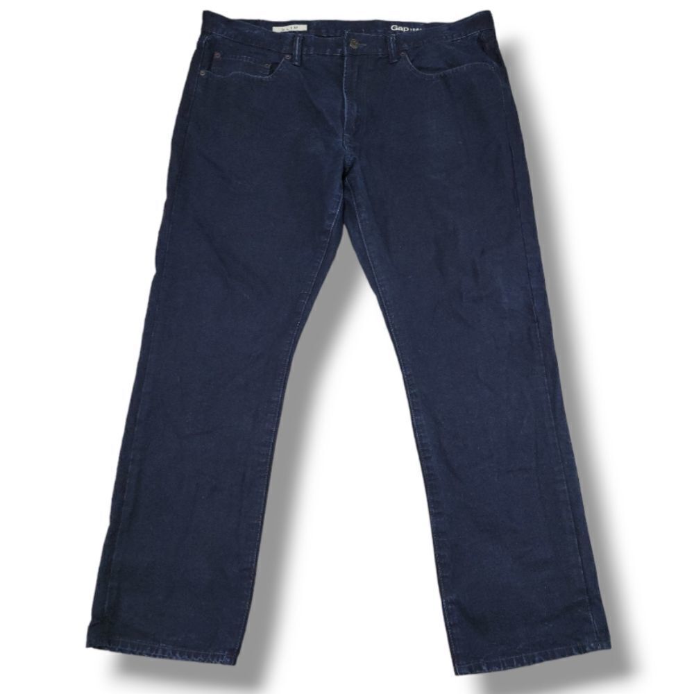 Gap Jeans Size 38 40x30 Men's Gap 1969 Slim Jeans Straight Leg Jeans Blue Denim